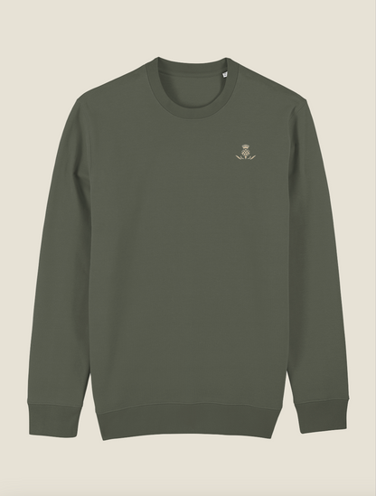 ATSORT Mallard Duck Crewneck Khaki